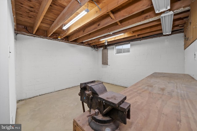 13 Sumac Ct, Newark, DE 19702 - unfinished basement featuring electric panel
