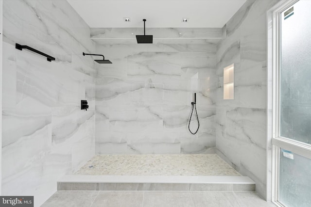 2230 Kimball St, Philadelphia, PA 19146 - bathroom with a marble finish shower