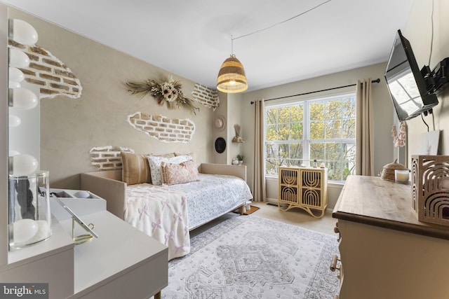 bedroom featuring carpet floors