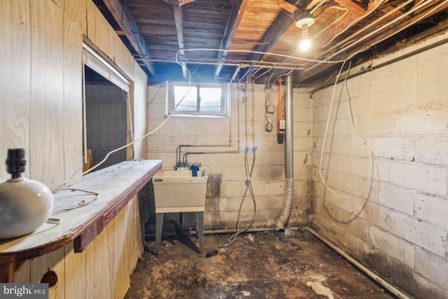 8 Sullivan Ave, Bellmawr, NJ 08031 - below grade area with a sink