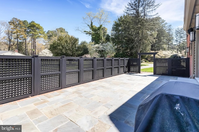 exterior space with a patio