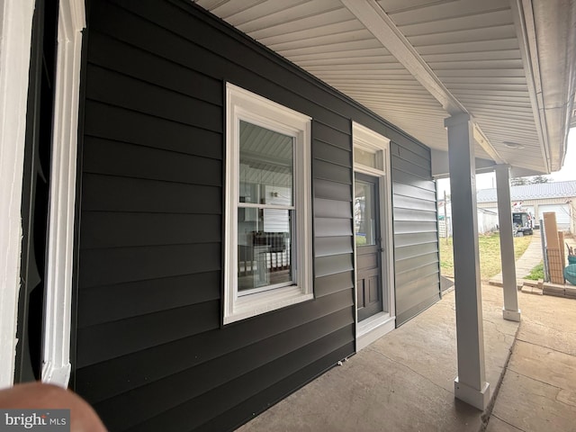 226 W Franklin St, Womelsdorf, PA 19567 - view of patio featuring covered porch