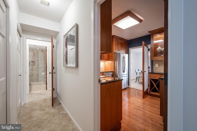 hallway with visible vents