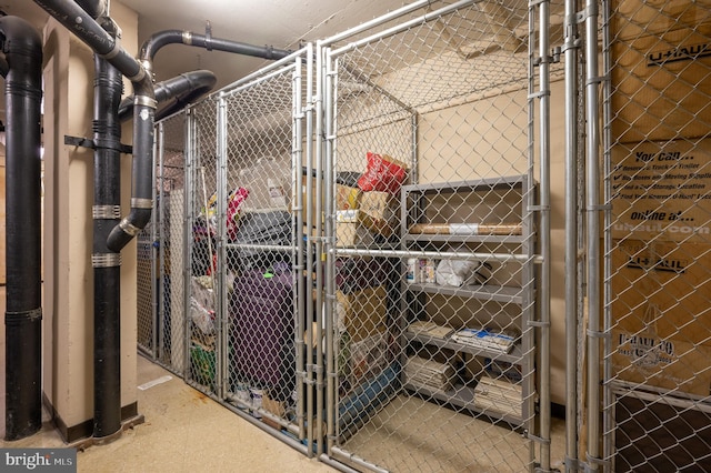 view of storage