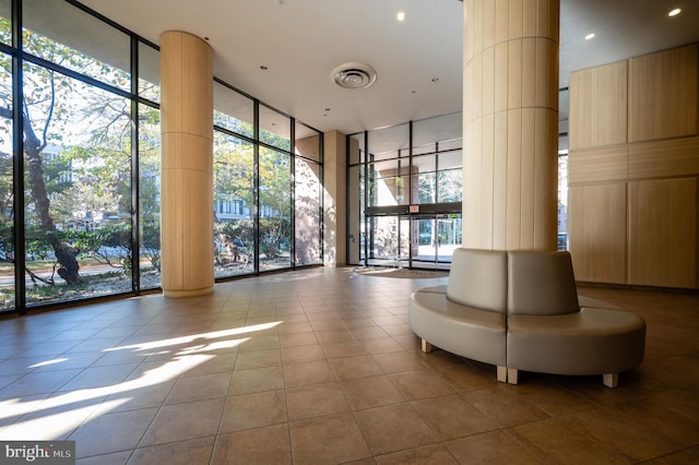 common area featuring visible vents