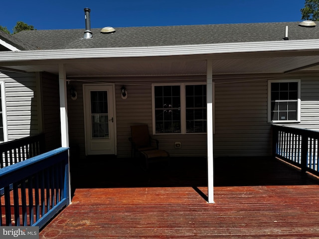 view of deck