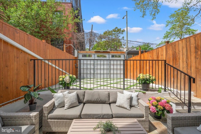 1708 10th St NW, Washington, DC 20001 - exterior space featuring a patio and an outdoor hangout area