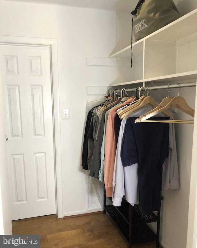 5814 Royal Ridge Dr Unit Q, Springfield, VA 22152 - walk in closet with wood finished floors