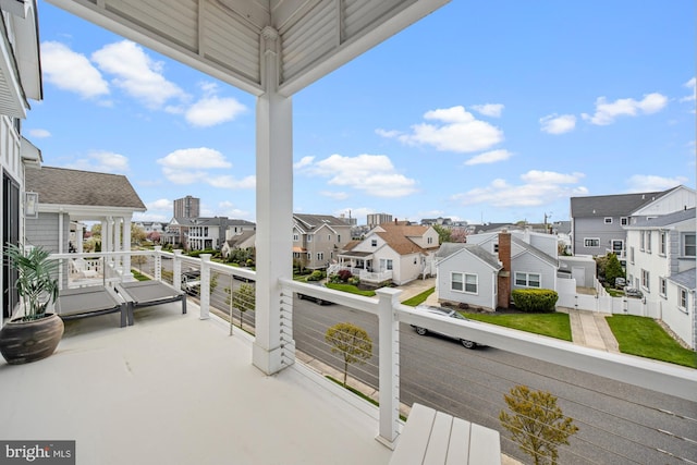13 N Vendome Ave, Margate City, NJ 08402 - balcony featuring a residential view