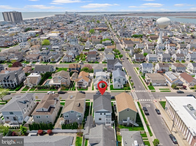 13 N Vendome Ave, Margate City, NJ 08402 - aerial view of residential area with a large body of water