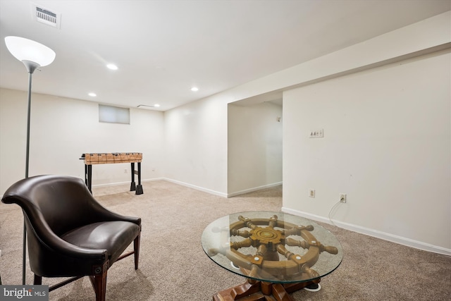 20003 Mattingly Ter, Gaithersburg, MD 20879 - sitting room with carpet, recessed lighting, and baseboards