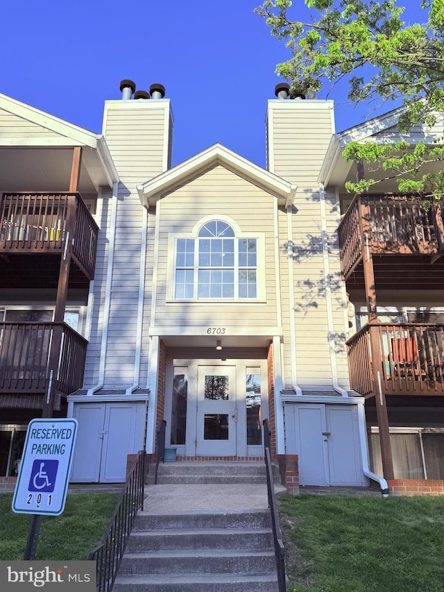 6703 Rapid Water Way Unit 203, Glen Burnie, MD 21060 - exterior space with a chimney