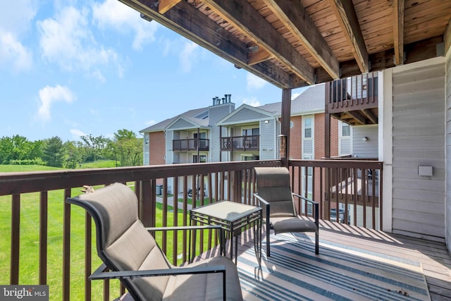 6703 Rapid Water Way Unit 203, Glen Burnie, MD 21060 - balcony featuring a residential view