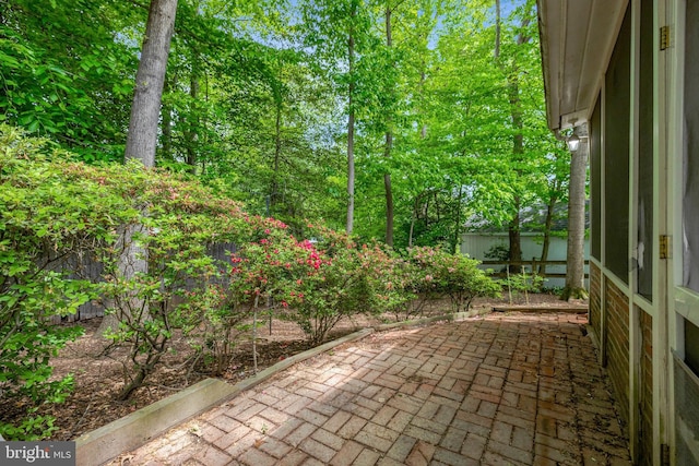4303 S Valiant Ct, Annandale, VA 22003 - view of patio with a fenced backyard