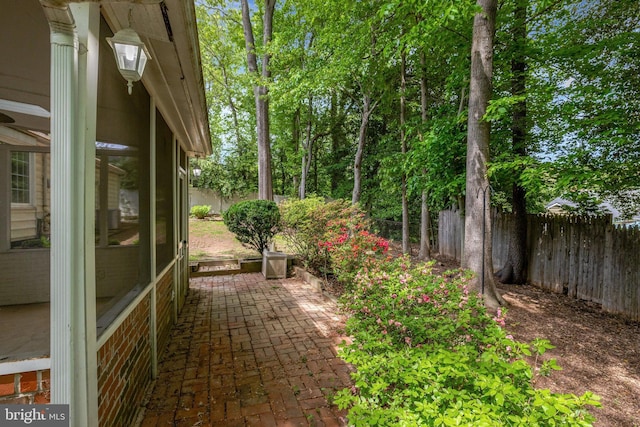 4303 S Valiant Ct, Annandale, VA 22003 - view of patio / terrace with fence