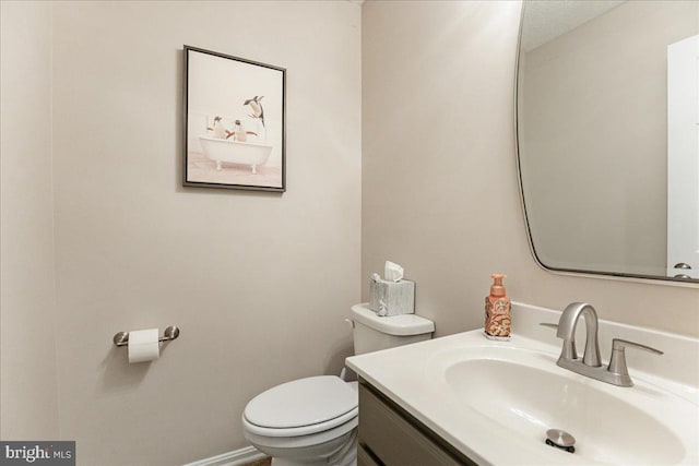 6815 Interlude Pl, Hughesville, MD 20637 - bathroom with toilet and vanity
