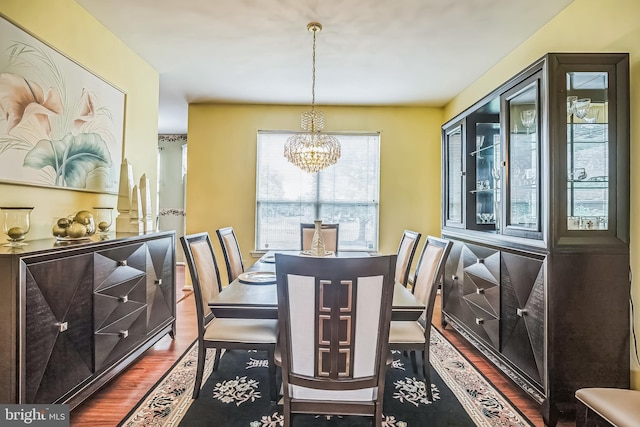 2 Rosebush Ct, Sicklerville, NJ 08081 - dining space with wood finished floors and a chandelier