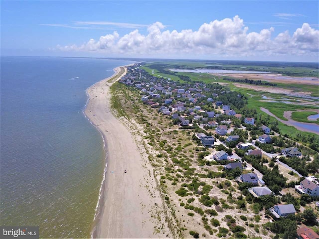 TBBLOT9 Pintail Ln, Milton, DE 19968 - drone / aerial view of waterfront with a beach