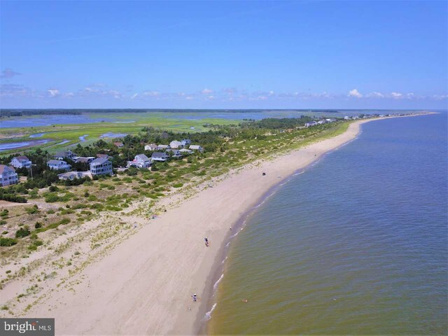 TBBLOT9 Pintail Ln, Milton, DE 19968 - bird's eye view of waterfront with a beach