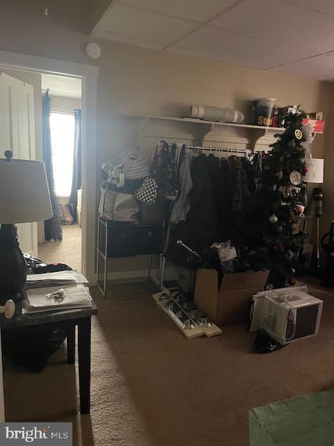 view of storage room