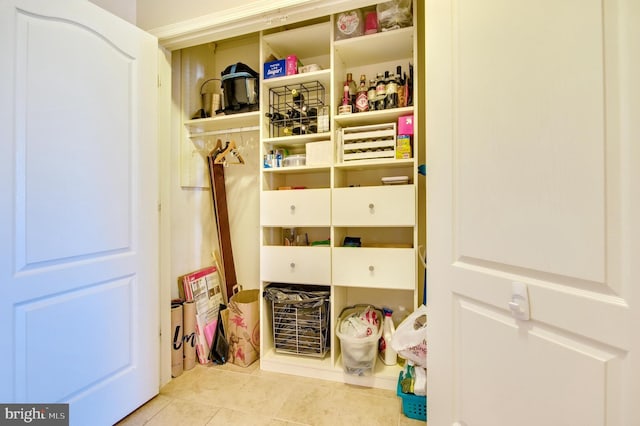 view of closet