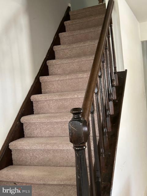 view of staircase
