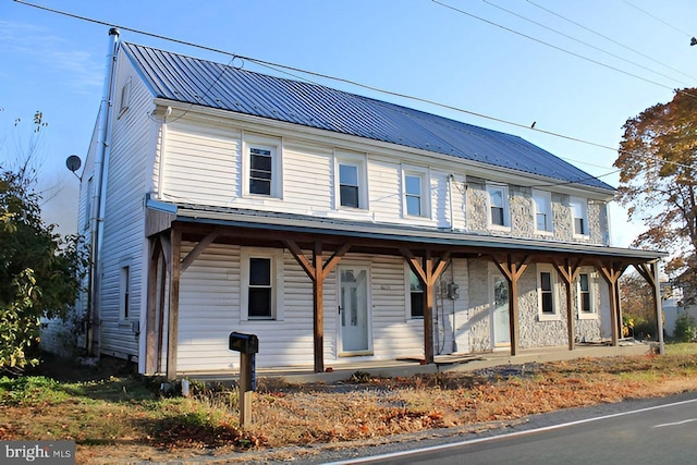 9635 Upper Strasburg Rd, Upperstrasburg, PA 17265 - view of front of property featuring a porch and metal roof
