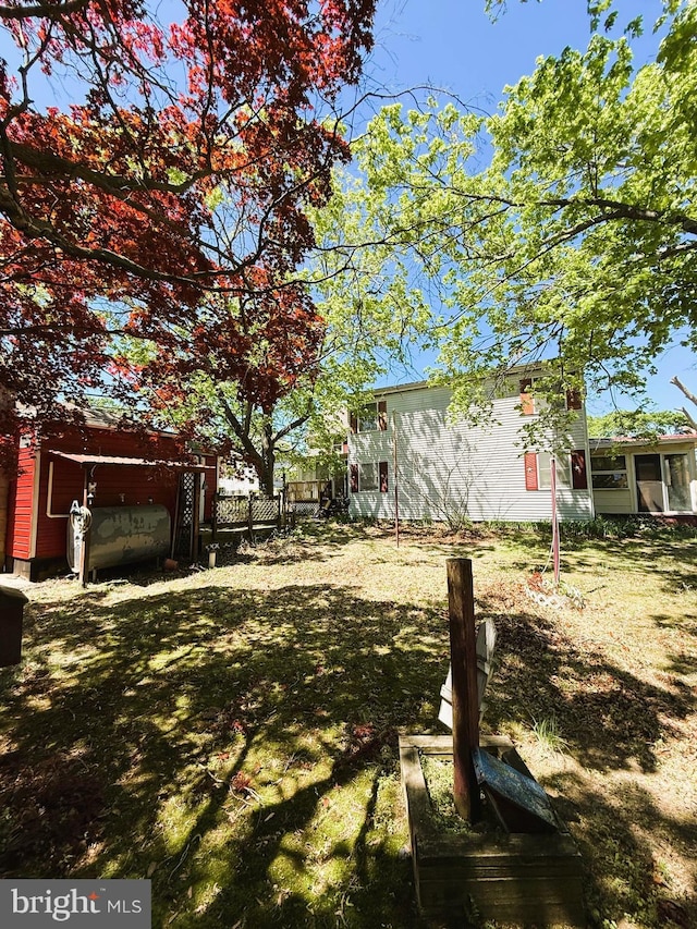 377 Main St, Cedarville, NJ 08311 - view of yard featuring fence