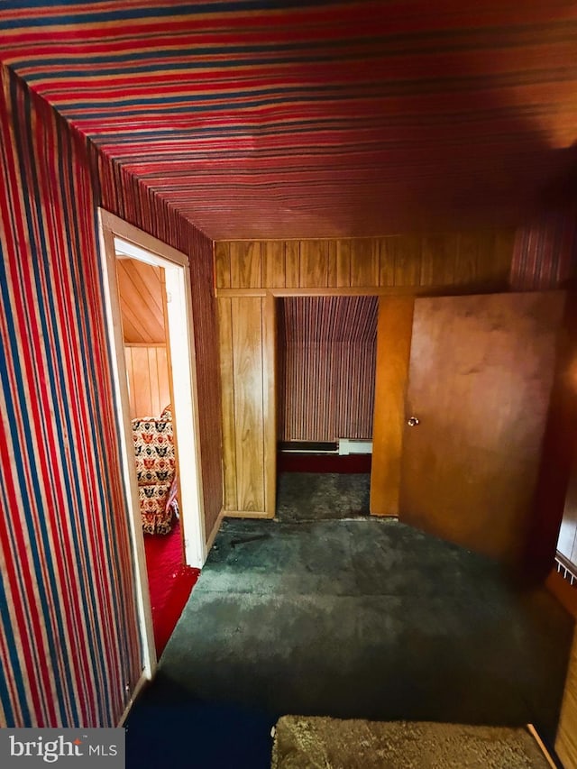 377 Main St, Cedarville, NJ 08311 - corridor featuring carpet flooring
