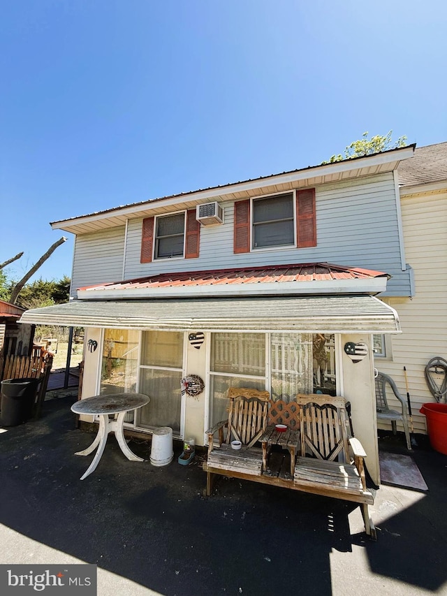 377 Main St, Cedarville, NJ 08311 - back of house with a wall unit AC