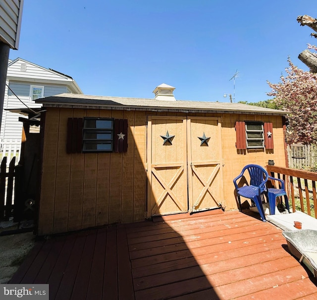 377 Main St, Cedarville, NJ 08311 - view of wooden deck