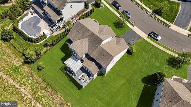 drone / aerial view