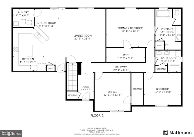 9937 Sodus Ct, Faulkner, MD 20632 - plan