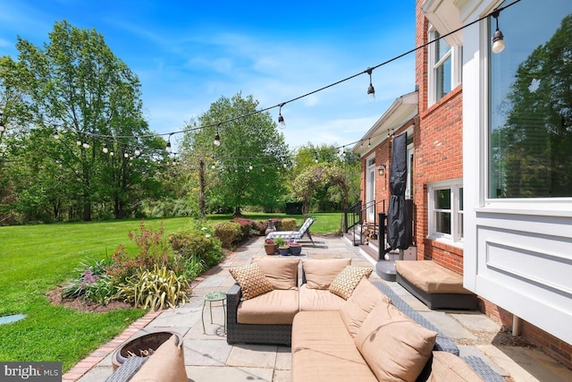 14309 Cervantes Ave, Darnestown, MD 20874 - view of patio / terrace featuring an outdoor living space