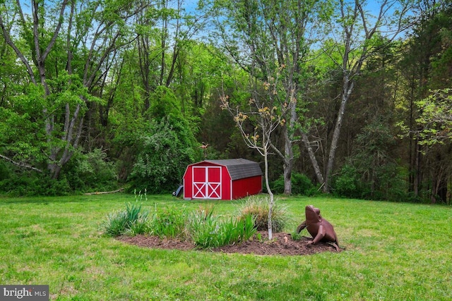 14309 Cervantes Ave, Darnestown, MD 20874 - view of yard with an outdoor structure and a shed