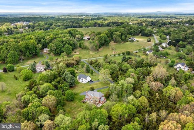 14309 Cervantes Ave, Darnestown, MD 20874 - bird's eye view with a wooded view