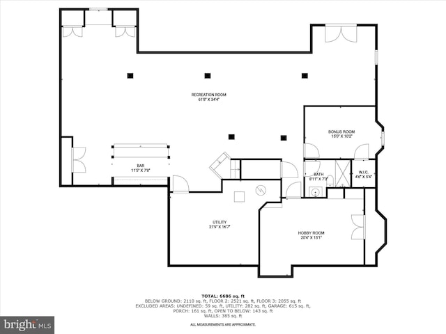 6 Jarretts Ct, Reisterstown, MD 21136 - view of floor plan / room layout