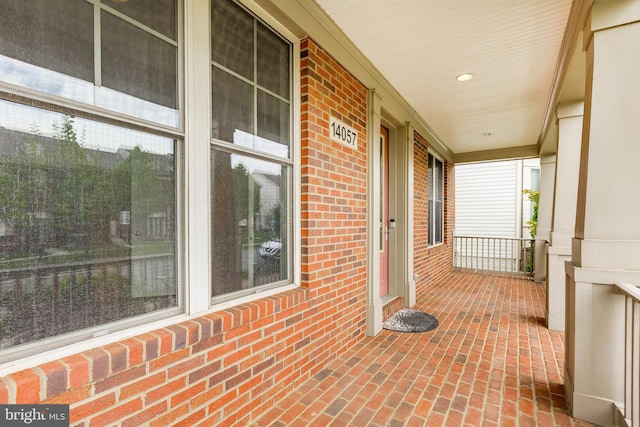 view of patio / terrace featuring a porch