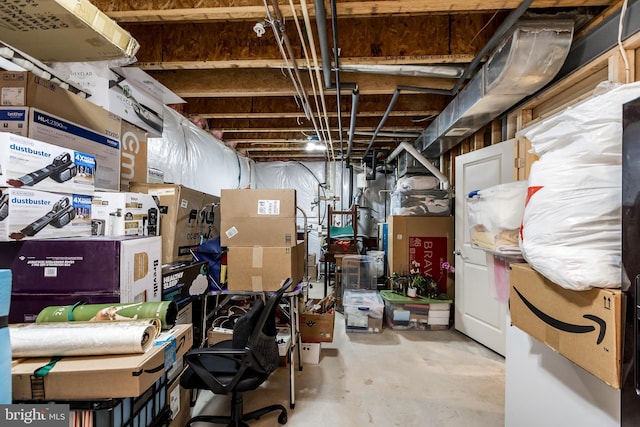 view of storage room