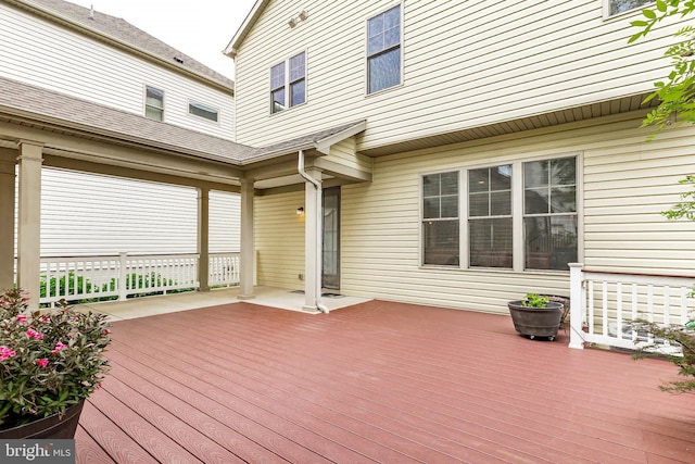 view of deck