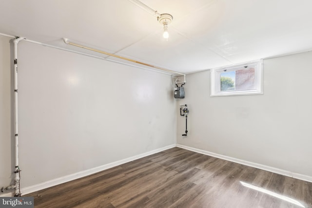 2026 S Oakland St S, Arlington, VA 22204 - basement featuring baseboards and wood finished floors