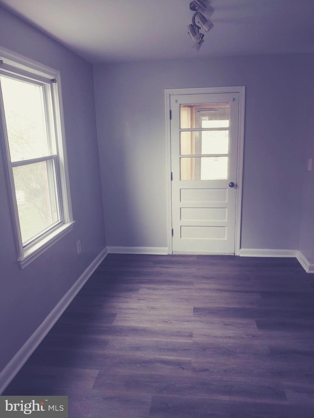 2026 S Oakland St S, Arlington, VA 22204 - unfurnished room featuring wood finished floors and baseboards