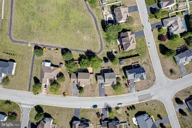 birds eye view of property featuring a residential view