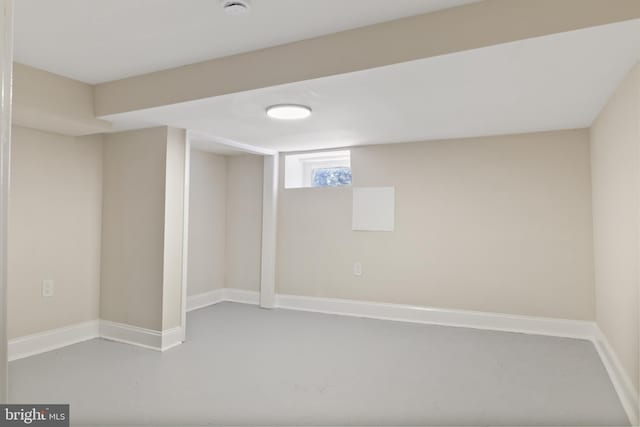 4018 Pennington Ave, Baltimore City, MD 21226 - below grade area featuring baseboards