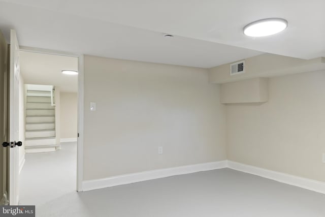 4018 Pennington Ave, Baltimore City, MD 21226 - finished basement with visible vents and baseboards