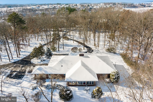 5983 Labs Run Ln, Penn Laird, VA 22846 - view of snowy aerial view