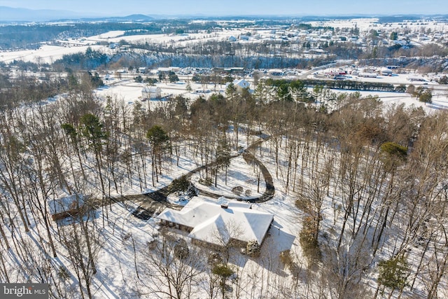 5983 Labs Run Ln, Penn Laird, VA 22846 - view of snowy aerial view