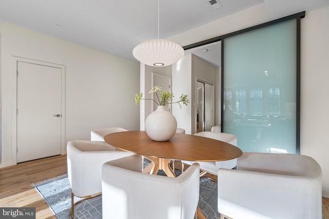 1224 11th St NW Unit 3, Washington, DC 20001 - dining space featuring visible vents and wood finished floors