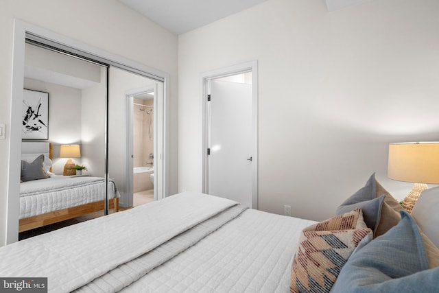 1224 11th St NW Unit 3, Washington, DC 20001 - bedroom with ensuite bathroom