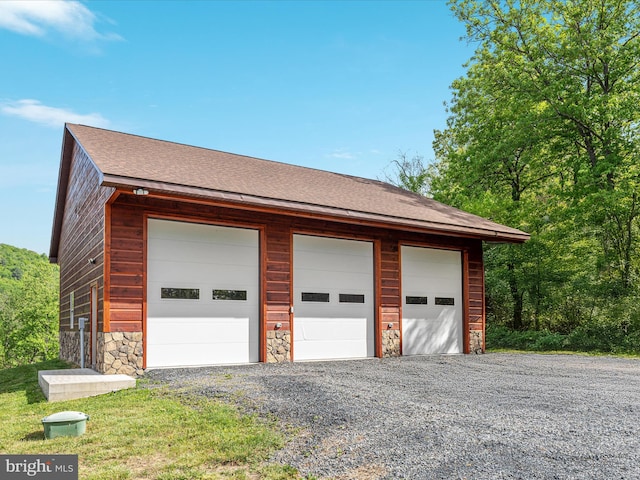 1996 Buck Mountain Rd, Bentonville, VA 22610 - view of detached garage